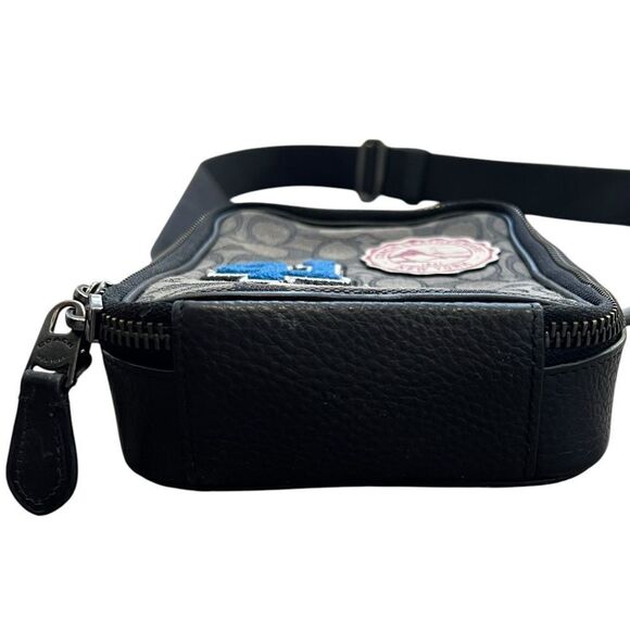 Coach Stanton Crossbody in Signature Jacquard with Ski Patches - Rare Design - Picture 5 of 9